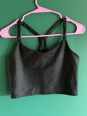 Abercrombie & Fitch Black Strappy Racerback Bralette